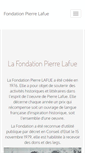 Mobile Screenshot of fondationpierrelafue.org